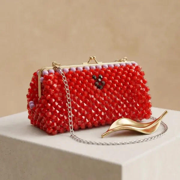 Clutch Rojo Vibrante